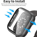Apple Watch iWatch Series 8 7 Tempered Glass Screen Protector Case Full Cover 41mm 45mmm