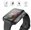 Apple Watch iWatch Series 3 Tempered Glass Screen Protector Case Full Cover 38 40 42 44mm