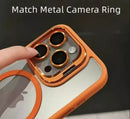 For iPhone 14 Shockproof MagSafe Phone Case with Lens protector