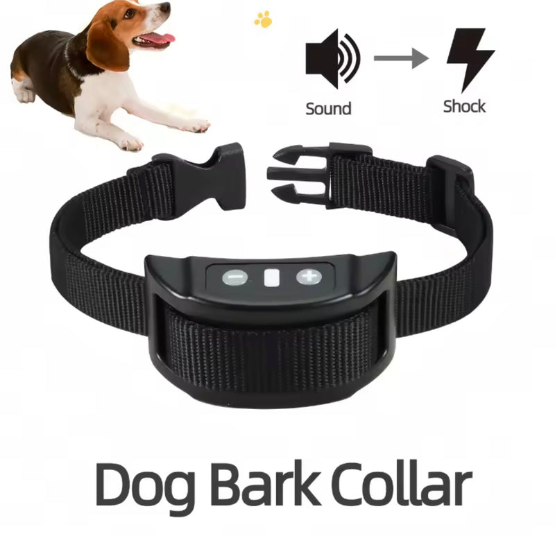 Dog Collar Anti Bark Pet Electric Training Collar Auto Stop Barking Obedience