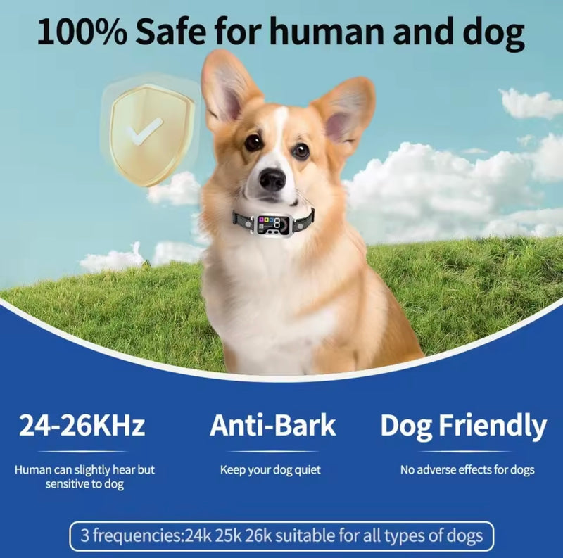 Anti Bark Dog Collar Auto Stop Barking Training Collar Obedience Rechargeable