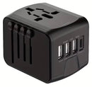 Fast 5A Universal International Travel Plug 3 USB Power Adapter Type C Worldwide