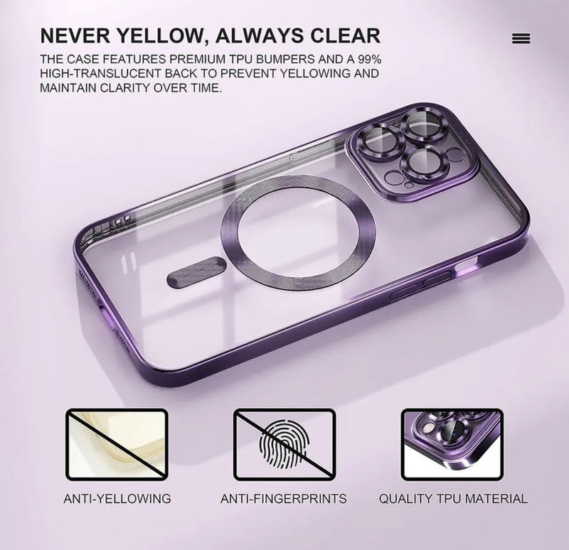 For iPhone 15 Pro Max Magsafe shockproof case cover