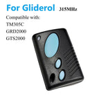 Gliderol TM-305C Replacement Garage Door Remote Control 3 Button 315MHz