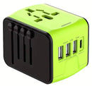 Fast 5A Universal International Travel Plug 3 USB Power Adapter Type C Worldwide