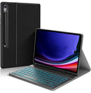 Samsung Galaxy Tab S9 FE 10.9 2023 SM-X510 X516 Bluetooth Backlit Keyboard Case Cover with Pencil Holder