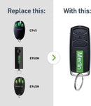 Merlin E960M E945M E950M E943M E940M Garage Door Remote Control 433MHz 2.0