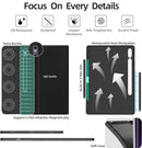 Samsung Galaxy Tab S9 FE 10.9 2023 SM-X510 X516 Bluetooth Backlit Keyboard Case Cover with Pencil Holder