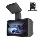 Front and Rear Dual Camera HD InfraredNight Vision Car Dash Cam Driving Recorder, Front and Rear