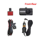 Front and Rear Dual Camera HD InfraredNight Vision Car Dash Cam Driving Recorder, Front and Rear