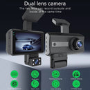 Front and Rear Dual Camera HD InfraredNight Vision Car Dash Cam Driving Recorder, Front and Rear