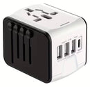 Fast 5A Universal International Travel Plug 3 USB Power Adapter Type C Worldwide
