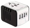 Fast 5A Universal International Travel Plug 3 USB Power Adapter Type C Worldwide
