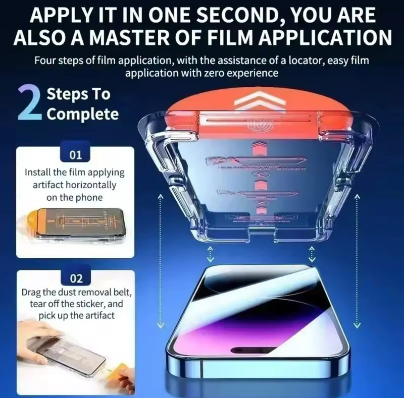 Tempered Glass Screen Protector For iPhone 17 16 15 14 Plus 13 12 Pro Max Air