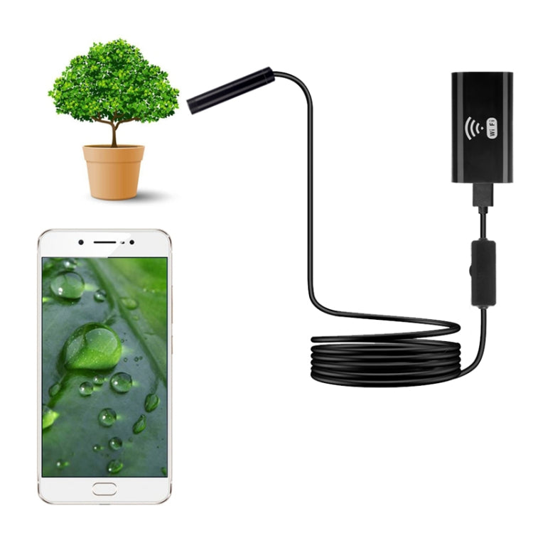 F99 HD Mobile Phone Endoscope, 8mm Waterproof Pipe Endoscope, Wifi Version, Flexible Cord, Length: 2m, Length: 2m