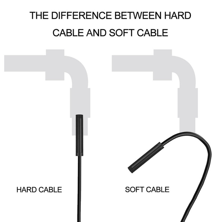 F99 HD Mobile Phone Endoscope, 8mm Waterproof Pipe Endoscope, Wifi Version, Flexible Cord, Length: 2m, Length: 2m