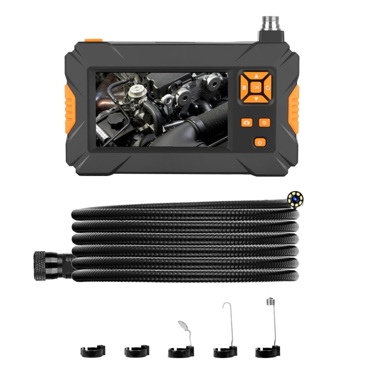 P30 8mm IP67 Waterproof 4.3 inch HD Portable Endoscope Snake Tube Industrial Endoscope, Cable Length: 1m, 1m