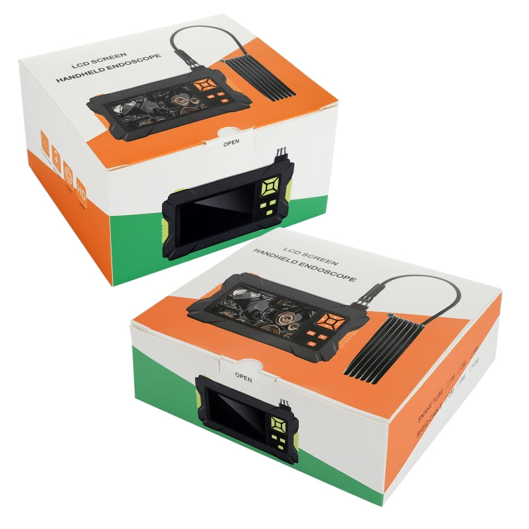 P30 8mm IP67 Waterproof 4.3 inch HD Portable Endoscope Snake Tube Industrial Endoscope, Cable Length: 3m, 3m