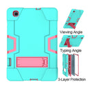 For Samsung Galaxy Tab S6 Lite P610 Shockproof Silicon + PC Protective Case with Holder