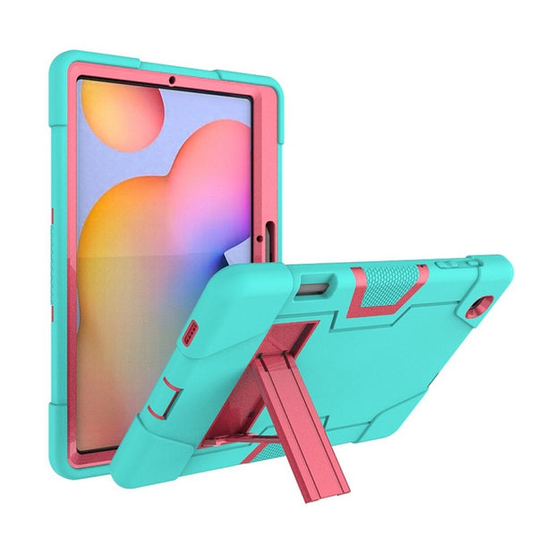 For Samsung Galaxy Tab A7 10.4 (2020) T500 Shockproof Silicone + PC Protective Case with Holder