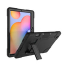 For Samsung Galaxy Tab S6 Lite P610 Shockproof Silicon + PC Protective Case with Holder