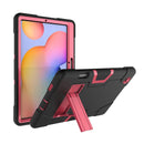 For Samsung Galaxy Tab S6 Lite P610 Shockproof Silicon + PC Protective Case with Holder
