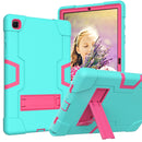 For Samsung Galaxy Tab S6 Lite P610 Shockproof Silicon + PC Protective Case with Holder