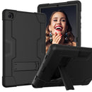 For Samsung Galaxy Tab S6 Lite P610 Shockproof Silicon + PC Protective Case with Holder