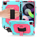 iPad 9th 8th 7th Gen iPad Pro 10.5'' 11'' 360 Degree Rotation Shockproof Case with Strap