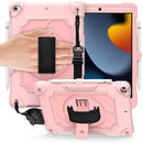 iPad 9th 8th 7th Gen iPad Pro 10.5'' 11'' 360 Degree Rotation Shockproof Case with Strap