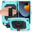 iPad 9th 8th 7th Gen iPad Pro 10.5'' 11'' 360 Degree Rotation Shockproof Case with Strap