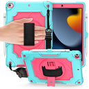 iPad 9th 8th 7th Gen iPad Pro 10.5'' 11'' 360 Degree Rotation Shockproof Case with Strap