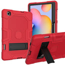 For iPad Air 5 4 Shockproof Silicone + PC Protective Case with Stand