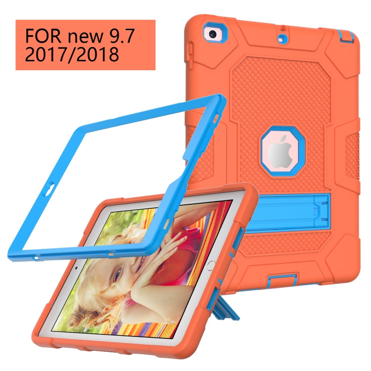 For iPad Air 5 4 Shockproof Silicone + PC Protective Case with Stand