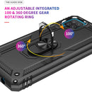 Protective Case with 360 Degree Rotating Holder, For Samsung Galaxy A12 5G