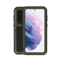 Metal Shockproof Waterproof Dustproof Protective Case with Glass, For Samsung Galaxy S21+ 5G