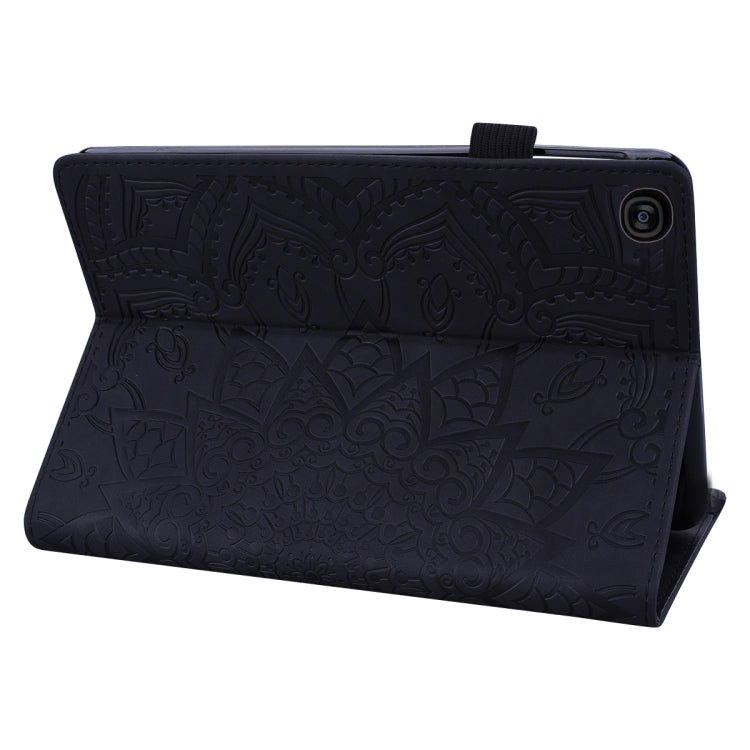 Calf Pattern Double Folding Design Embossed Leather Case with Holder & Card Slots & Pen Slot & Elastic Band, For Samsung Galaxy Tab S5e 10.5 T720 / T725, For Samsung Galaxy Tab S6 T860 / T865