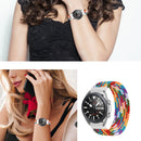 For Samsung Galaxy Watch 42mm Adjustable Nylon Braided Replacement Watchband