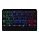 For iPad 9.7 6th 5th Gen / Pro 9.7 / Air 2 Splittable Backlight Bluetooth Keyboard Leather Case with Triangle Holder & Pen Slot