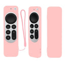 Silicone Protective Case Cover with Rope For Apple TV 4K 4th Siri Remote Controller