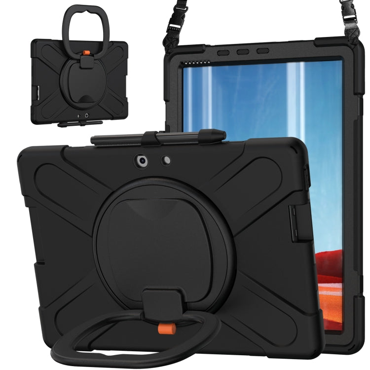 For Lenovo Tab P11 Pro TB-J706F Silicone + PC Protective Case with Shoulder Strap