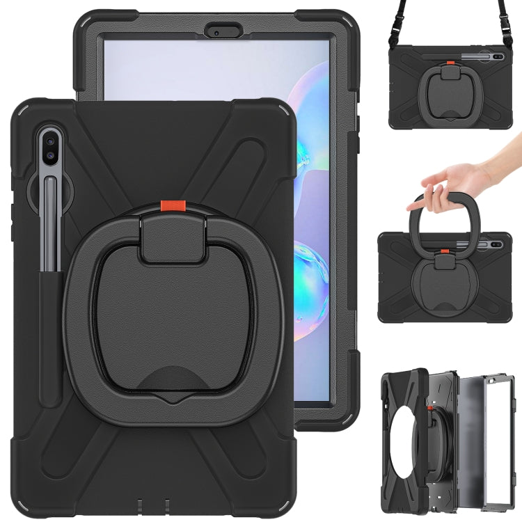 For Lenovo Tab P11 Pro TB-J706F Silicone + PC Protective Case with Shoulder Strap