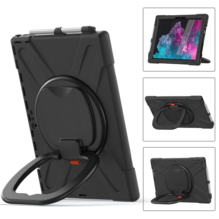 For Lenovo Tab P11 Pro TB-J706F Silicone + PC Protective Case with Shoulder Strap