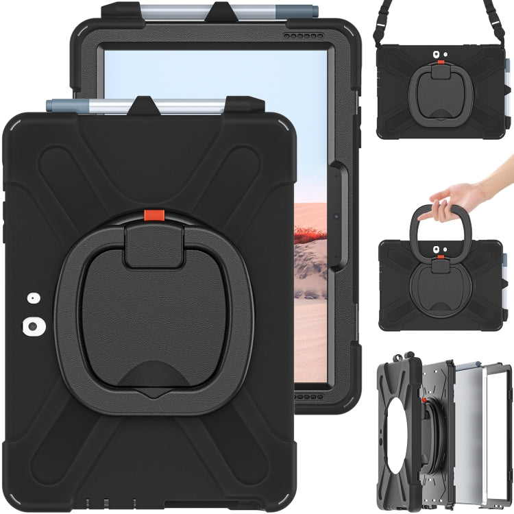 For Lenovo Tab P11 Pro TB-J706F Silicone + PC Protective Case with Holder & Shoulder Strap