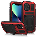 For iPhone 13 Pro Shockproof Waterproof Dust-proof Metal + Silicone Protective Case with Stand