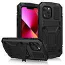 For iPhone 13 Pro Shockproof Waterproof Dust-proof Metal + Silicone Protective Case with Stand