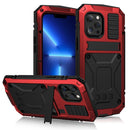 For iPhone 13 Pro Shockproof Waterproof Dust-proof Metal + Silicone Protective Case with Stand