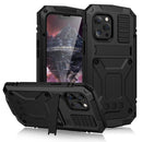 For iPhone 13 Pro Shockproof Waterproof Dust-proof Metal + Silicone Protective Case with Stand