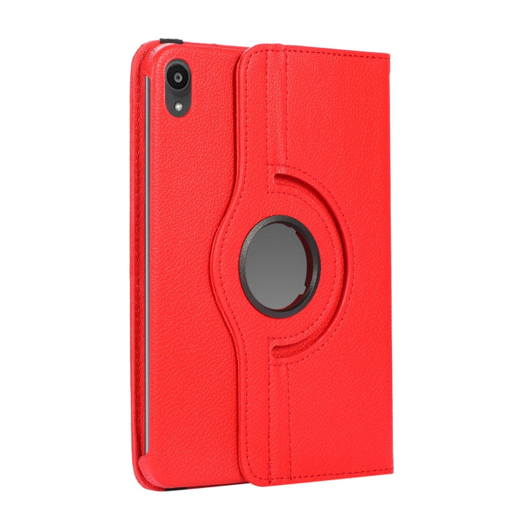 For iPad Mini 7 360 Degree Rotation Litchi Texture Flip Leather Case with Holder