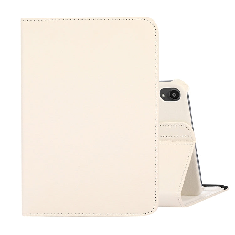 For iPad Mini 7 360 Degree Rotation Litchi Texture Flip Leather Case with Holder